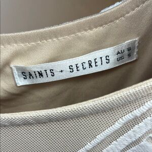 Saints + Secrets Cream dress